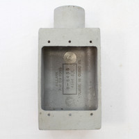 New Killark F-Series 1" Aluminum Shallow Hub Device Box For Rigid/IMC Conduit Threaded FS-3