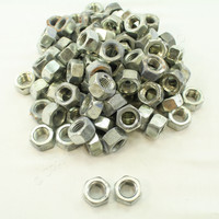 New 100-Pack Metallics 3/4"-10 Hex Nuts Grade 2 Steel Zinc N168