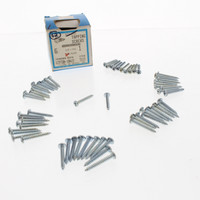 New 62-Pack Metallics #6 x 1" Pan Head Combo Tapping Screws Zinc Plated TS15