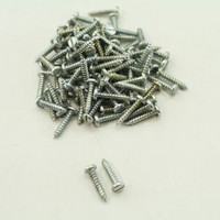 New 100-Pack Metallics Tapping Screws #7 x 3/4" Pan Head Zinc Plated TS42