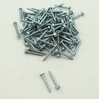 New 100-Pack Metallics 8 x 1-1/4" Drill Screws 1/4" Hex/Slotted Head Zinc DS162