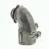 10 New Midwest Electric 1/2" 90-Degree Non-Insulated Conduit Connectors Clamp 736