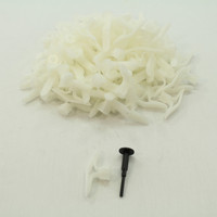 New 100-Pack Metallics 5/8" Plastic Toggle With Tool Key Drill 5/16" Hole JCPT3