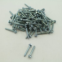 New 108-Pack Metallics 8 x 1-1/4" Drill Screws 1/4" Hex/Slotted Head Zinc DS162