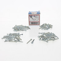 New 102-Pack Metallics 8 x 1-1/4" Drill Screws 1/4" Hex/Slotted Head Zinc DS162