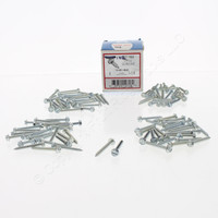 New 102-Pack Metallics 8 x 1-1/4" Drill Screws 1/4" Hex/Slotted Head Zinc DS162