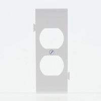 Cooper White Snap Together Duplex Receptacle Sectional Center Wallplate STC8W