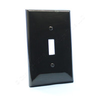 Leviton Black UNBREAKABLE Midway Switch Cover Wallplate Thermoplastic Nylon Switchplate PJ1-E