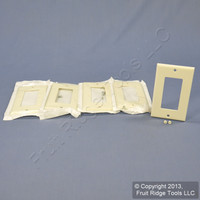5 Leviton Almond Decora GFI GFCI Wallplates Covers 80401-A