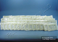 50 Leviton Almond Decora 3Gang Flush Thermoset Wallplate GFCI GFI Covers 80411-A