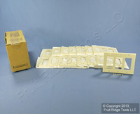 15 Leviton Almond 3G Decora Wallplate GFCI GFI Thermoset Plastic Covers 80411-A