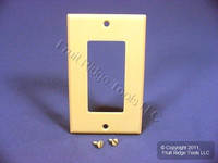 Leviton Ivory Decora GFI GFCI 1G Standard Size Plastic Cover Wallplate 80401-I