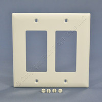 P&S White Trademaster 2G Decorator Unbreakable Nylon Wallplate Cover TP262-W