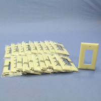 20 P&S Trademaster Ivory 1G Decorator UNBREAKABLE Wallplates GFCI Cover TP26-I