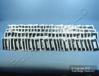100 Leviton Brown Residential 1G Decora GFI GFCI Plastic Wallplate Covers 80401