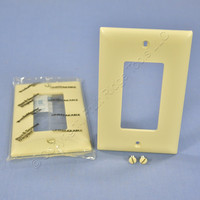 2 Pass and Seymour Trademaster® Ivory 1-Gang Decorator UNBREAKABLE Nylon MIDWAY Wallplate GFI GFCI Covers TP26-ICP