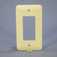 Mulberry Princess Ivory Wrinkle 1-Gang Painted Metal Decorator/GFCI/Rocker Switch Cover Wallplate Switchplate 79401