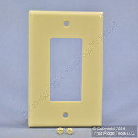 Leviton Ivory Decora LARGE 1-Gang Wallplate GFCI GFI Rocker Switch Cover 80601-I