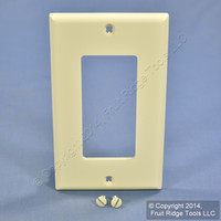 Leviton Almond 1-Gang UNBREAKABLE Decora Wallplate GFCI GFI Nylon Cover 80401-NA