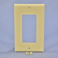 Cooper Ivory Standard 1-Gang UNBREAKABLE Decorator Wallplate GFCI GFI Nylon Cover 5151V