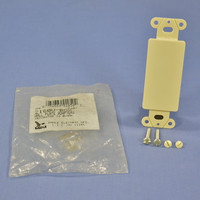 Eagle Ivory 1-Gang Decorator BLANK GFI GFCI Wallplate Insert Adapter Cover 2160V