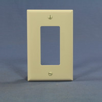 Cooper Light Almond Decorator 1-Gang UNBREAKABLE Mid-Size Wallplate GFI GFCI Cover PJ26LA