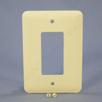 Mulberry Princess Ivory Wrinkle 1-Gang Mid-Size Maxi Painted Metal Switch GFCI GFI Cover Decorator Wallplate 79761