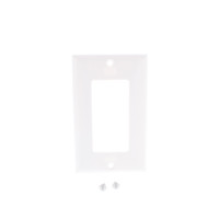 Cooper White Standard 1-Gang Decorator GFI GFCI Cover Thermoset Wallplate 2151W