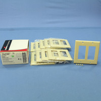 10 Cooper Ivory Decorator Standard 2-Gang Thermoset Wallplate GFCI GFI Covers 2152V
