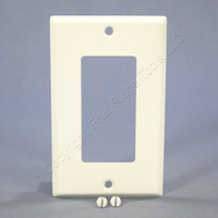 Mulberry White 1-Gang Painted Metal Switch GFCI GFI Cover Decoratortor Wallplate 86401