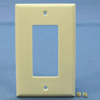 Eagle Almond 1-Gang Decorator Mid-Size Wallplate GFCI Rocker Switch Cover 2051A