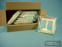 20 Leviton Almond Decora 2-Gang UNBREAKABLE Wallplates GFCI GFI Covers 80409-NA