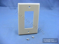 25 Leviton Gray Decora LARGE Wallplates GFCI GFI Rocker Switch Covers 80601-GY