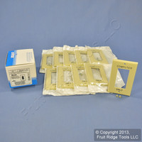 10 Leviton Ivory UNBREAKABLE Decora "COMPUTER ONLY" Wallplates GFI GFCI Covers 80401-COI