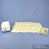 25 Leviton Midway Ivory 2-Gang Leviton Decora Wallplates GFCI GFI Covers 80609-I
