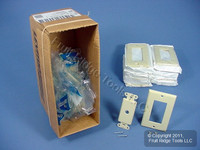 25 Leviton Ivory 1-Gang Decora Rotary Dimmer Switch Cable  Cover Wall Plates Residential Grade Thermoset Plastic 80400-I