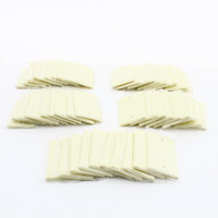 50 Cooper Almond Thermoset Standard 1Gang Blank Cover Box Mount Wallplates 2129A