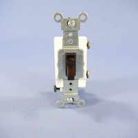 Leviton Brown COMMERCIAL Framed Toggle Wall Light Switch 20A 120/277V 54521-2 Bulk