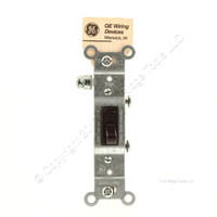 General Electric- BROWN Single Pole Toggle Switch 15A 120V