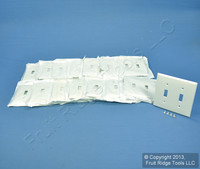 15 Leviton White UNBREAKABLE 2-Gang Switch Cover Wallplate Switchplates 80709-W
