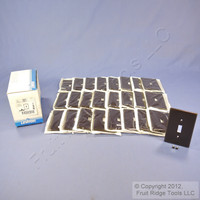 25 Leviton Brown MIDWAY Toggle Switch Cover Wall Plate Switchplates 80501