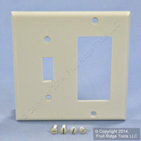 Leviton Gray Decora GFCI Switch Cover Receptacle Wall Plate Switchplate 80405-GY
