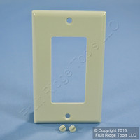 Leviton Gray Standard 1-Gang Decora GFI GFCI Cover Plastic Wallplate 80401-GY