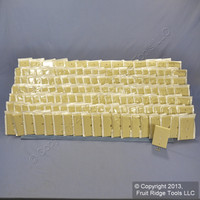 150 Leviton Ivory Phone Cable Wallplate Telephone Cover Plates .406" Hole 86013