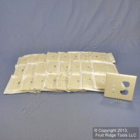 25 New Leviton Light Almond LARGE Mid-Way Switch Outlet Cover Wallplates 80505-T