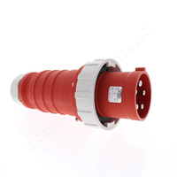 Hubbell Watertight IEC Pin & Sleeve Plug 125A 200/346V 240/415V 4P5W C5125P6W