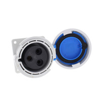 Bryant Watertight IEC Pin & Sleeve Receptacle 30A 250V Female Outlet 2P3W 330R6W