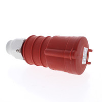 Hubbell Red Pin & Sleeve Connector C-Series LC IP44 3� 20A 380/415V 4P5W C520C6SLC
