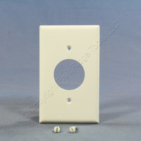 Eagle White Standard 1-Gang 1.406" Thermoplastic UNBREAKABLE Single Receptacle Wallplate Outlet Cover 5131W