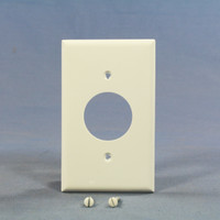 Eagle White Standard 1-Gang 1.406" Thermoplastic UNBREAKABLE Single Receptacle Wallplate Outlet Cover 5131W
